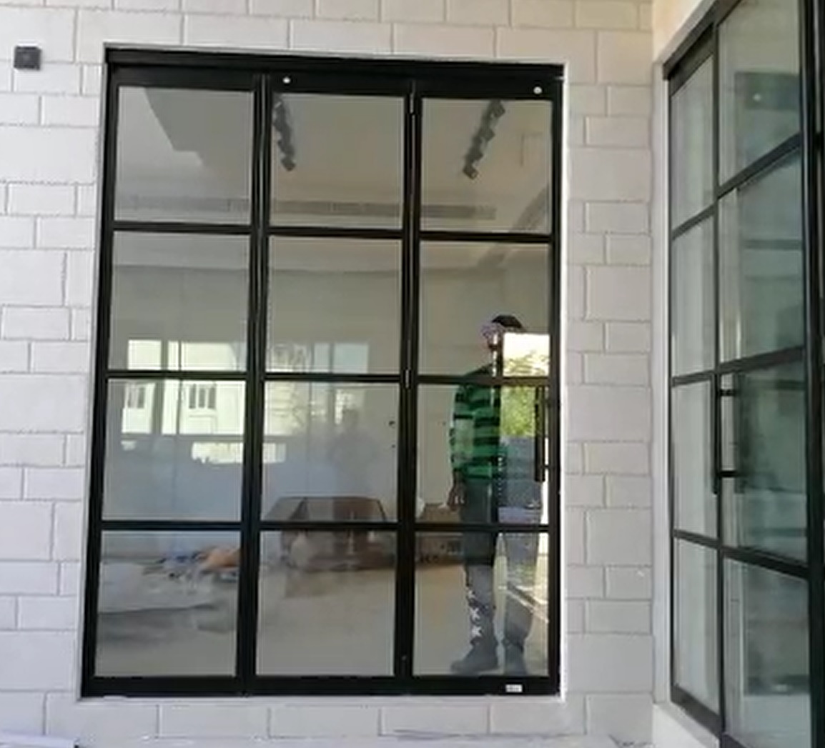 bi-folding door system,glass folding door