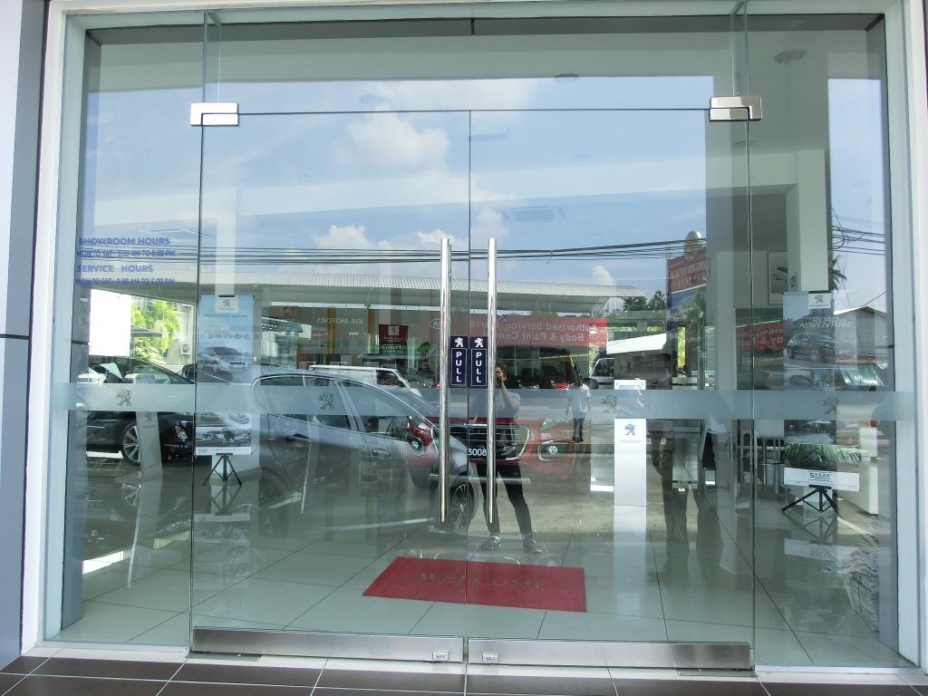 frameless glass door,aluminum door rail