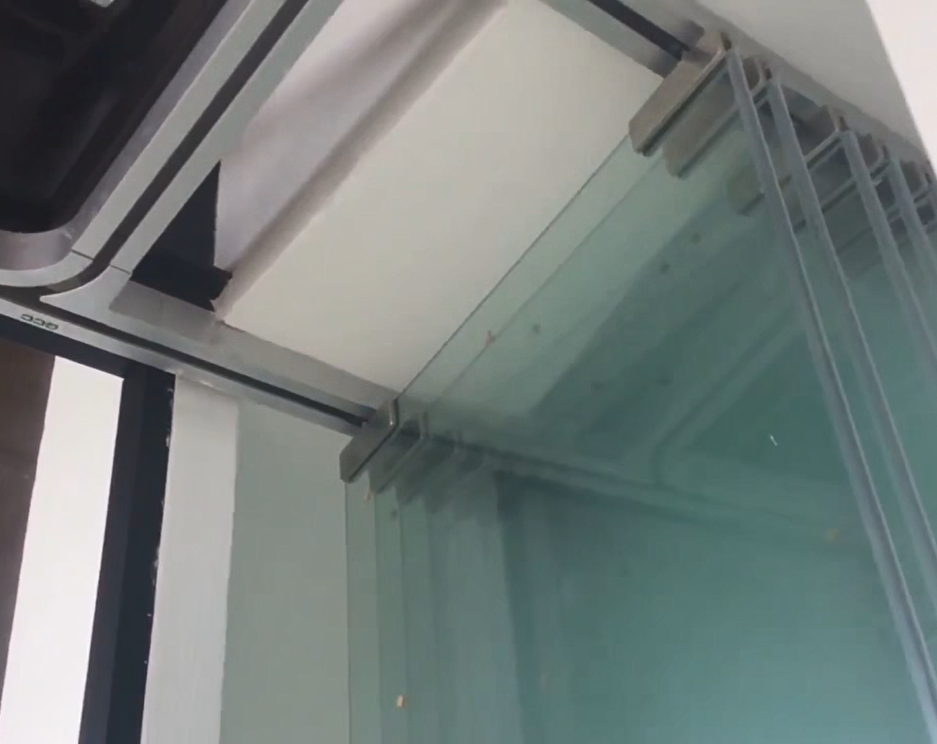 glass door